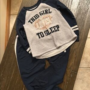 Navy and Gray Pajama Set